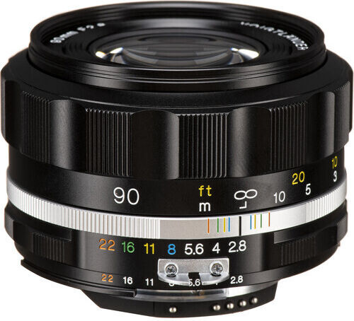 Voigtlander Full Frame Φωτογραφικός Φακός Apo-Skopar 90mm f/2.8 SLIIs Telephoto για Nikon F Mount Μαύρος
