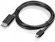Lenovo Cablu DisplayPort - DisplayPort 1m Negru (0B47091)