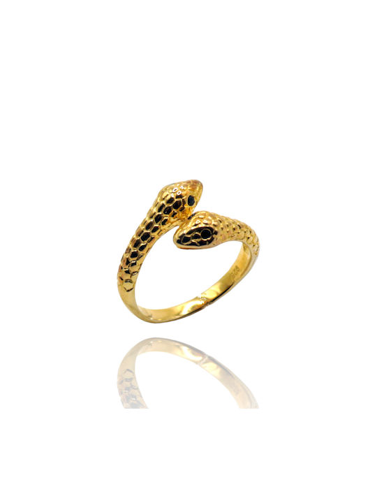 Women's Ring from Silver Gold Plated