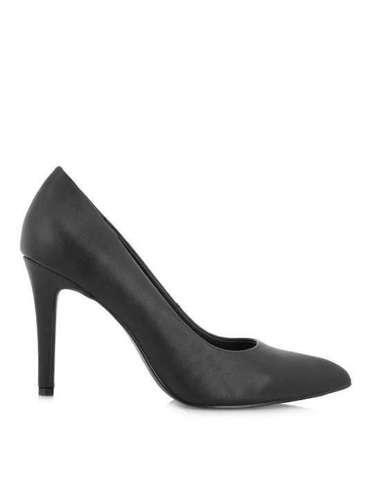 Laura Ferragni Leder Pumps Schwarz