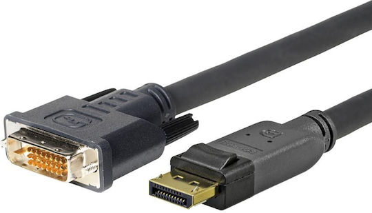Vivolink DisplayPort Cable Male DVI Male 15m Black