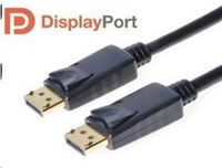PremiumCord Cable DisplayPort male - DisplayPort male 2m Μαύρο (KPORT4-02)