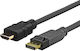 Vivolink Cable DisplayPort male - HDMI male Μαύρο (PRODPHDMI0.5)