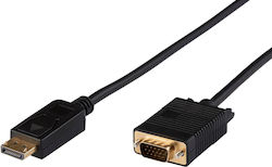 Microconnect DP-VGA-MM-100 DisplayPort Masculin - VGA Masculin 1m