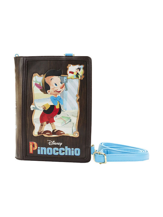 Loungefly Pinocchio Kinder Rucksack Umhängetasche Braun