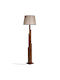 Opviq Kule Stehleuchte mit Fassung für Lampe E27 Braun