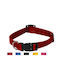 Croci Reflective Halsband Hundehalsband in Rot Farbe