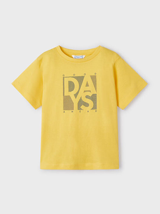 Mayoral Kids' T-shirt Yellow