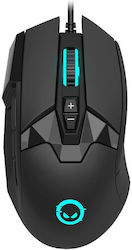 Lorgar Stricter 579 RGB Gaming Gaming Maus 12000 DPI Schwarz