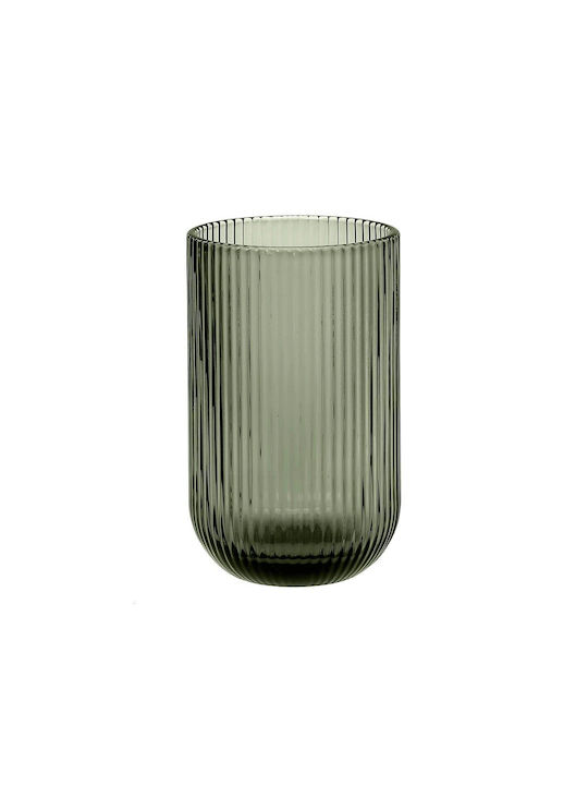 Cryspo Trio Noris Smoke Glass Water made of Glass in Gray Color 410ml