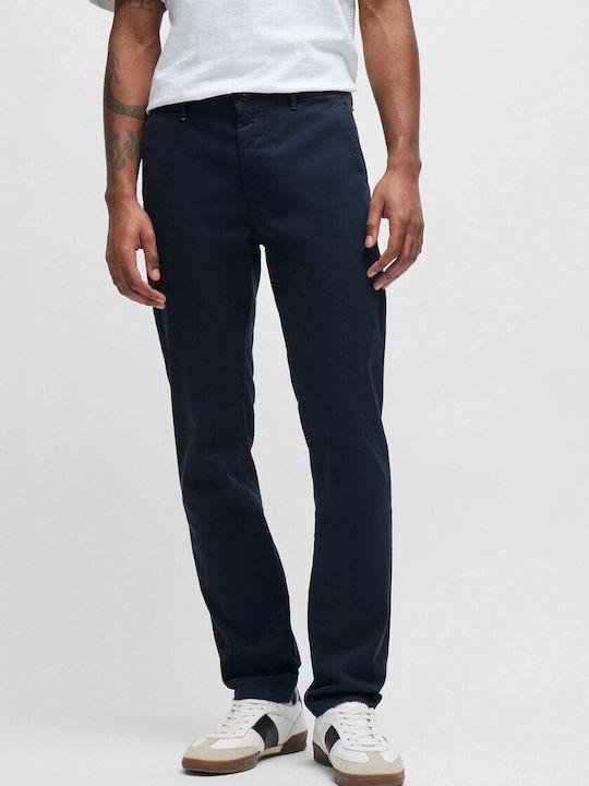 Hugo Boss Men's Trousers Chino Elastic Dark Blue