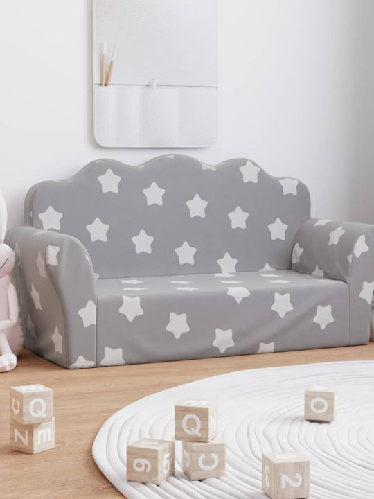 Sofa with Armrests Gray 94x34x48cm