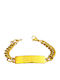 Theodora's Jewellery Bracelet Chain from Stainless Steel Gold Plated JT-B345-Gold