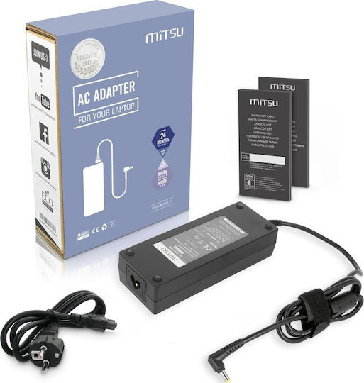 Mitsu Φορτιστής Laptop 135W 19V 7.1A για Acer