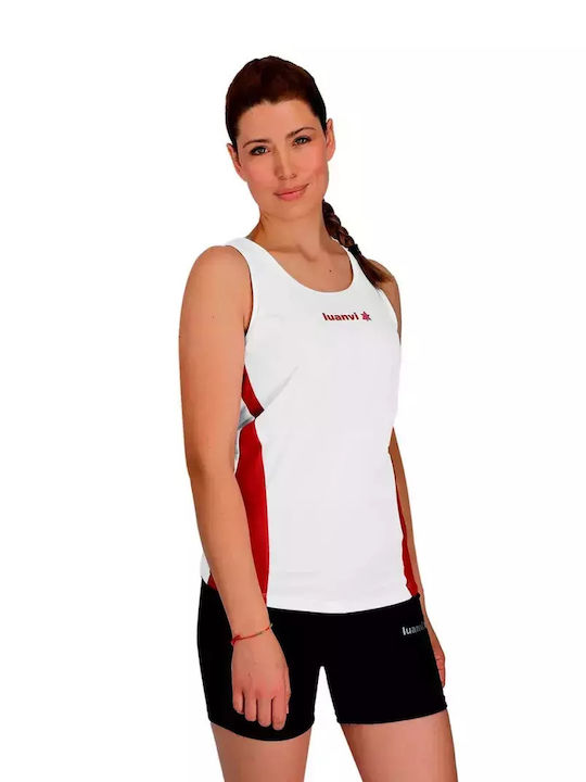 Luanvi Women's Athletic Blouse Sleeveless Fast Drying Black