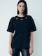 Gaelle Paris Women's T-shirt Black.