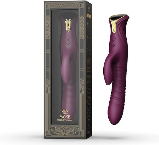 Zalo Velvet Δονητής G-Spot 25.7cm Μωβ
