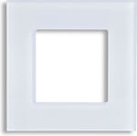 Eurolamp Switch Frame in White Color 152-60680