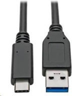 PremiumCord USB 2.0 Cable USB-C male - USB-A 60W PD Μαύρο 2m KU31CK2BK