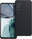 Back Cover Silicon Negru (MOTOROLA G62)