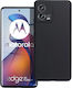 Matt Задна корица Силикон Черен (Motorola Edge 30 Fusion)