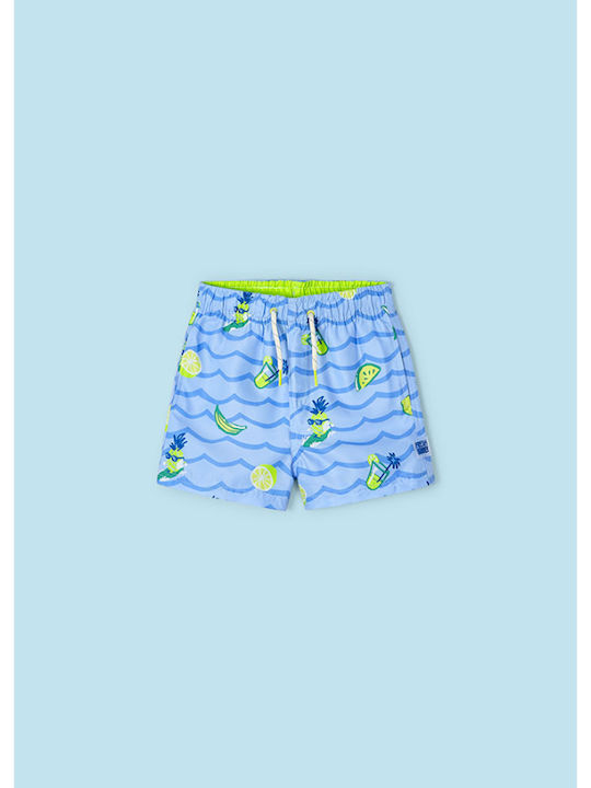 Mayoral Kids Swimwear Swim Shorts blue squirrel