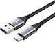 Montis USB 2.0 Kabel USB-C männlich - USB-A Schwarz 2m (KAB-USB-0000018)