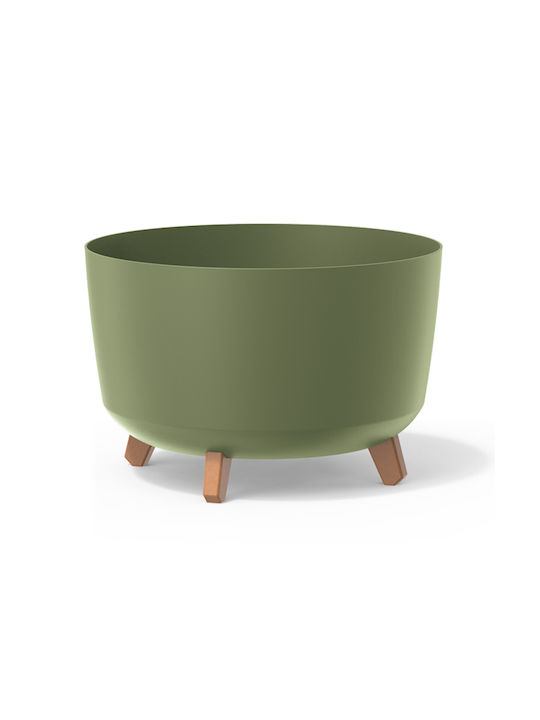 Prosperplast Gracia Γλάστρα Πλαστική Green 40εκ.