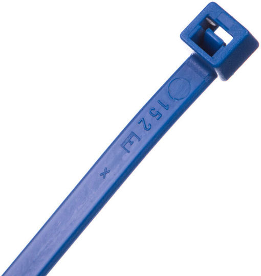 EM Group Dematoare de Cabluri Albastru 100pcs BMBL2048