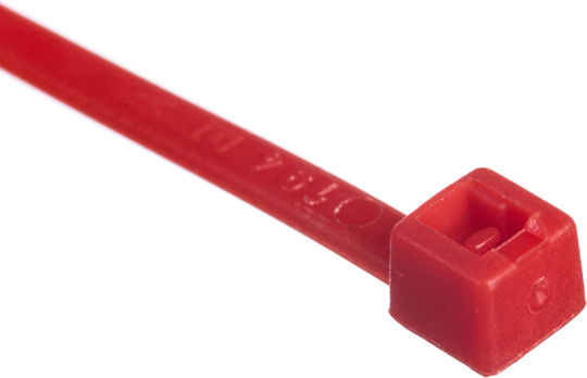 EM Group Plastische Kabelbinder x98mm in Rote Farbe (100Stück) BMRD1025
