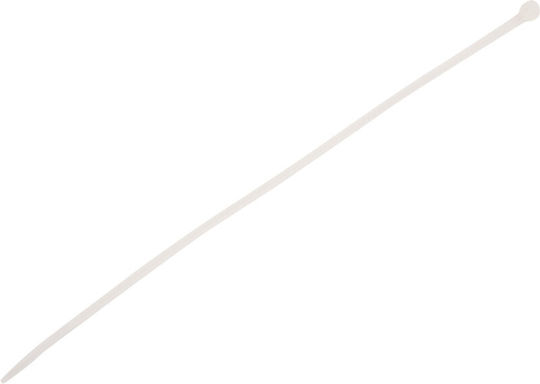 EM Group Pack of 100pcs White Plastic Cable Ties BMB2025Q