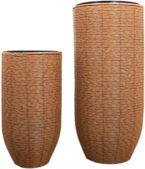 Fylliana Set 2 Blumentöpfe Geflecht Fylliana Set 2 Blumentöpfe Geflecht