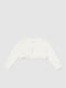Kids Bolero Cotton Ecru
