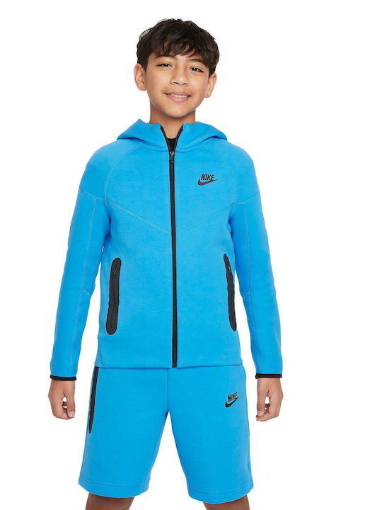 Nike Παιδική Ζακέτα Fleece Μπλε