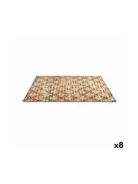 Rug Outdoor Rectangular Beige 8τμχ