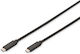 Digitus USB 3.1 Video Cable USB-C male - USB-C 100W PD Μαύρο 1m AK-300139-010-S