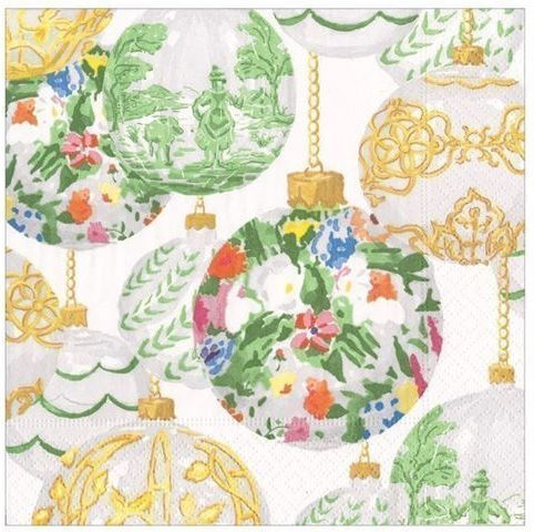 Caspari Christmas Napkins L16.5xW16.5cm.
