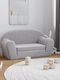 Sofa with Armrests Gray 84x34x45cm