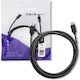 Qoltec USB 2.0 Cable USB-C Male - USB-C Black 2.5m