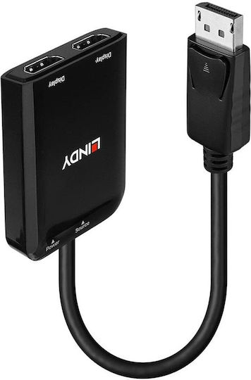 Lindy Converter DisplayPort male to HDMI 2x female 1pcs 38433