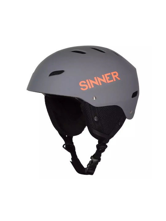 Sinner Bingham Damen Ski & Snowboard Helm in Orange Farbe