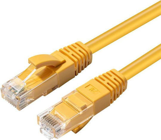 Microconnect U/UTP Cat.6a Ethernet Network Cable 0.5m Yellow