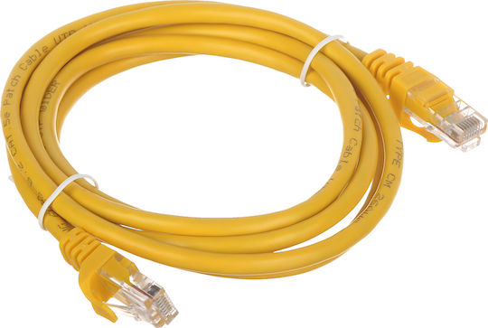 Delta U/UTP Cat.5e Ethernet Network Cable 1.8m Yellow