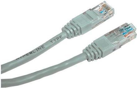 Logo Collection U/UTP Cat.5e (Gigabit) Καλώδιο Δικτύου Ethernet 2m Γκρι