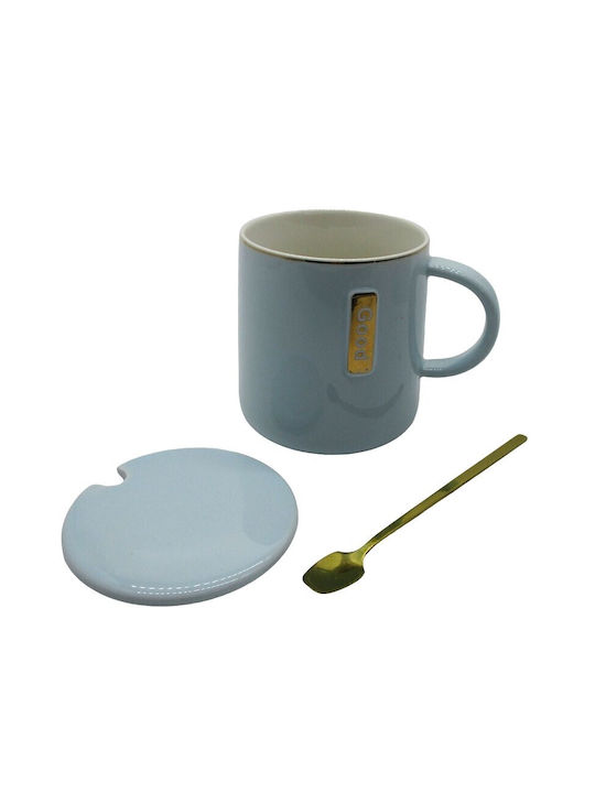 Etoile Tasse Keramik mit Deckel 1Stück