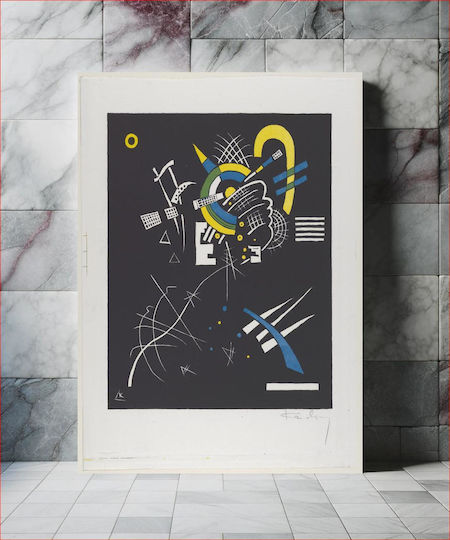 Kleine Welten Vii (small Worlds Vii) (1922) By Wassily Kandinsky Painting on Canvas 20x30cm