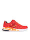 Tri Namics S Lights Kinder Sneakers mit Klettverschluss & Lichtern Rot