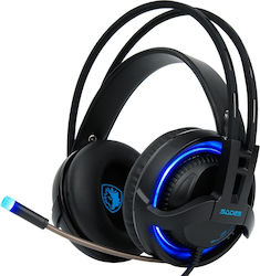 Sades Over Ear Gaming Headset with Connection USB