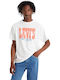 Vintage Fit T-shirt Λευκό