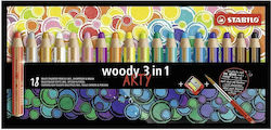 Stabilo Woody 3in1 Colored Pencil Set